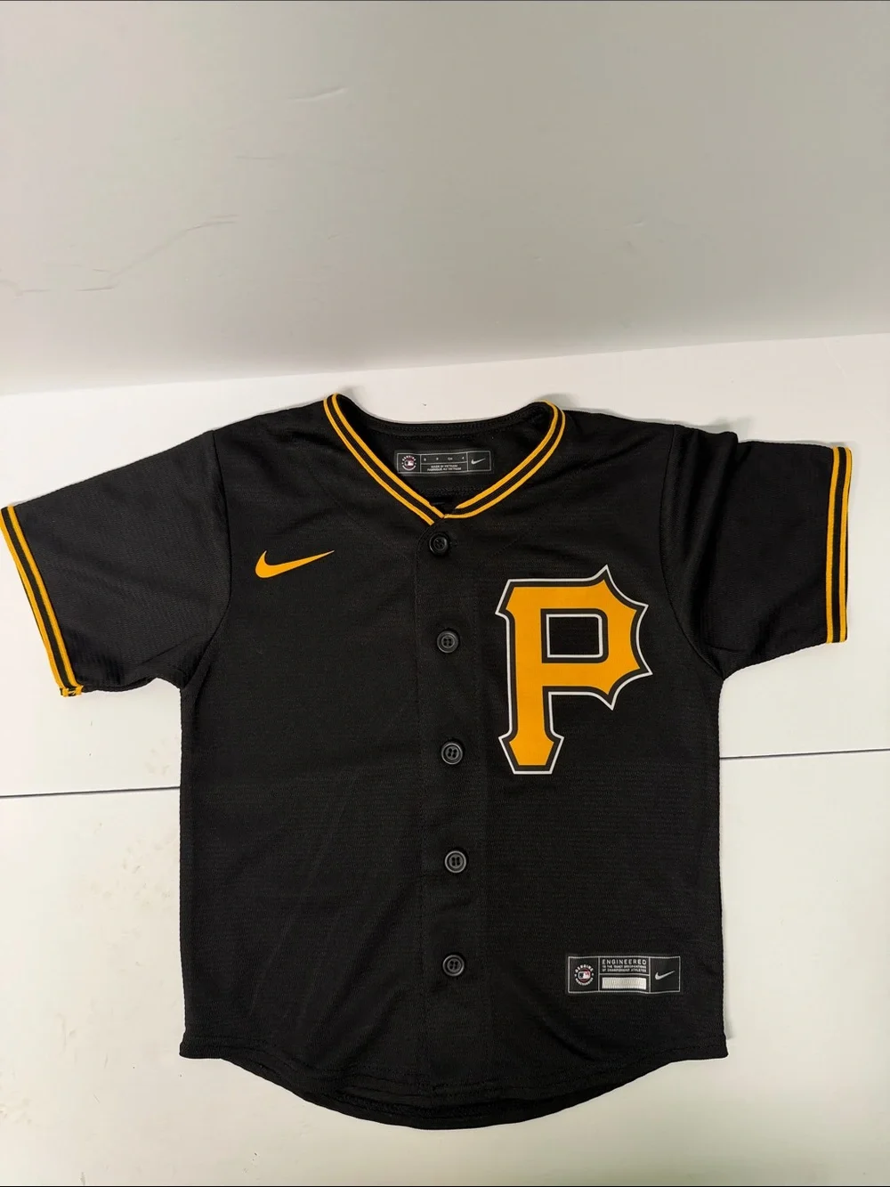 Nike Kids Black Pittsburg Pirates Baseball Jersey Size Small